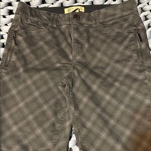 Diagonal Plaid skinny jeans by Democracy